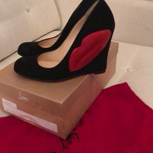 Christian Louboutin Very Prive wedge Sz 36